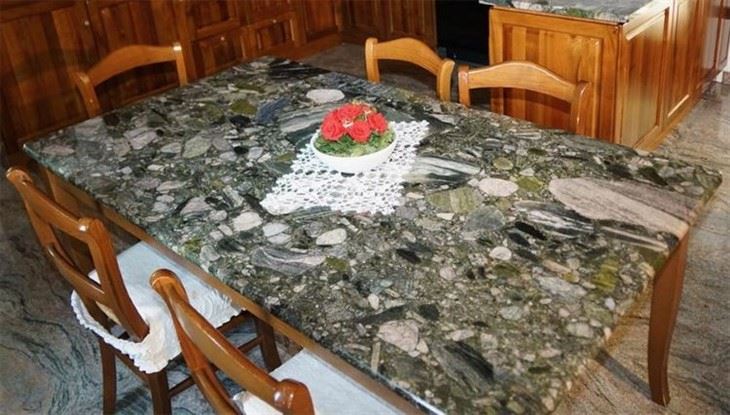 Verde Marinace Granite dining table