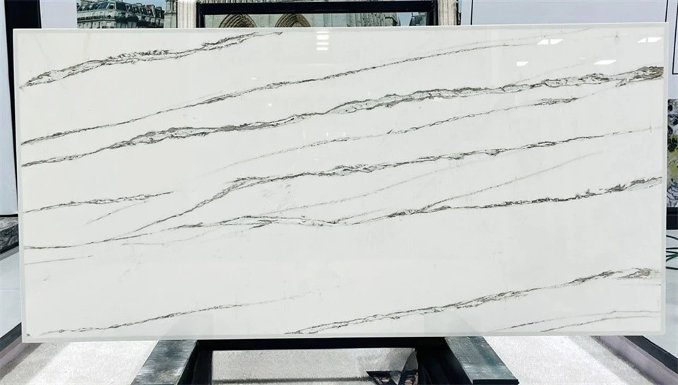 Platinum Hepburn marble polished slab
