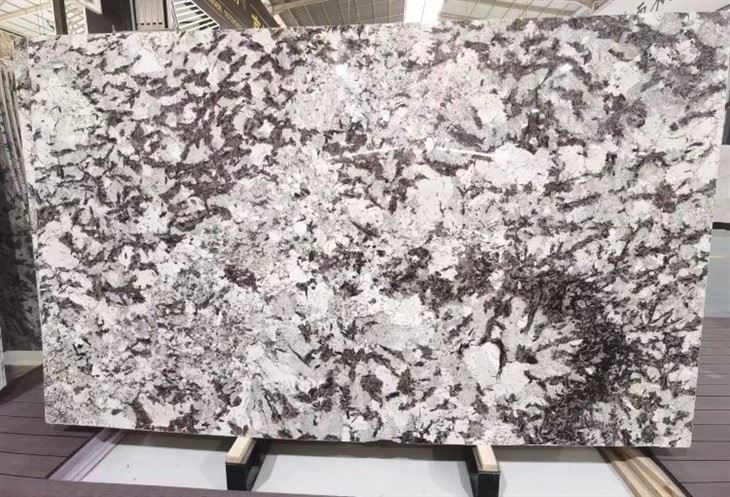 Brazil Splendor White Granite Snow Mountain Orchid Kitchen Countertop